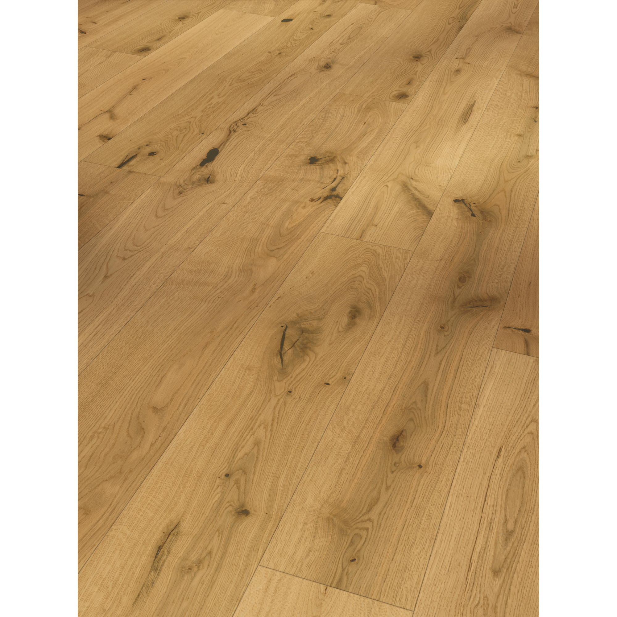 Parador Parkett 'Basic 11-5' Eiche Chianti natur gebürstet hellbraun 11,5 mm