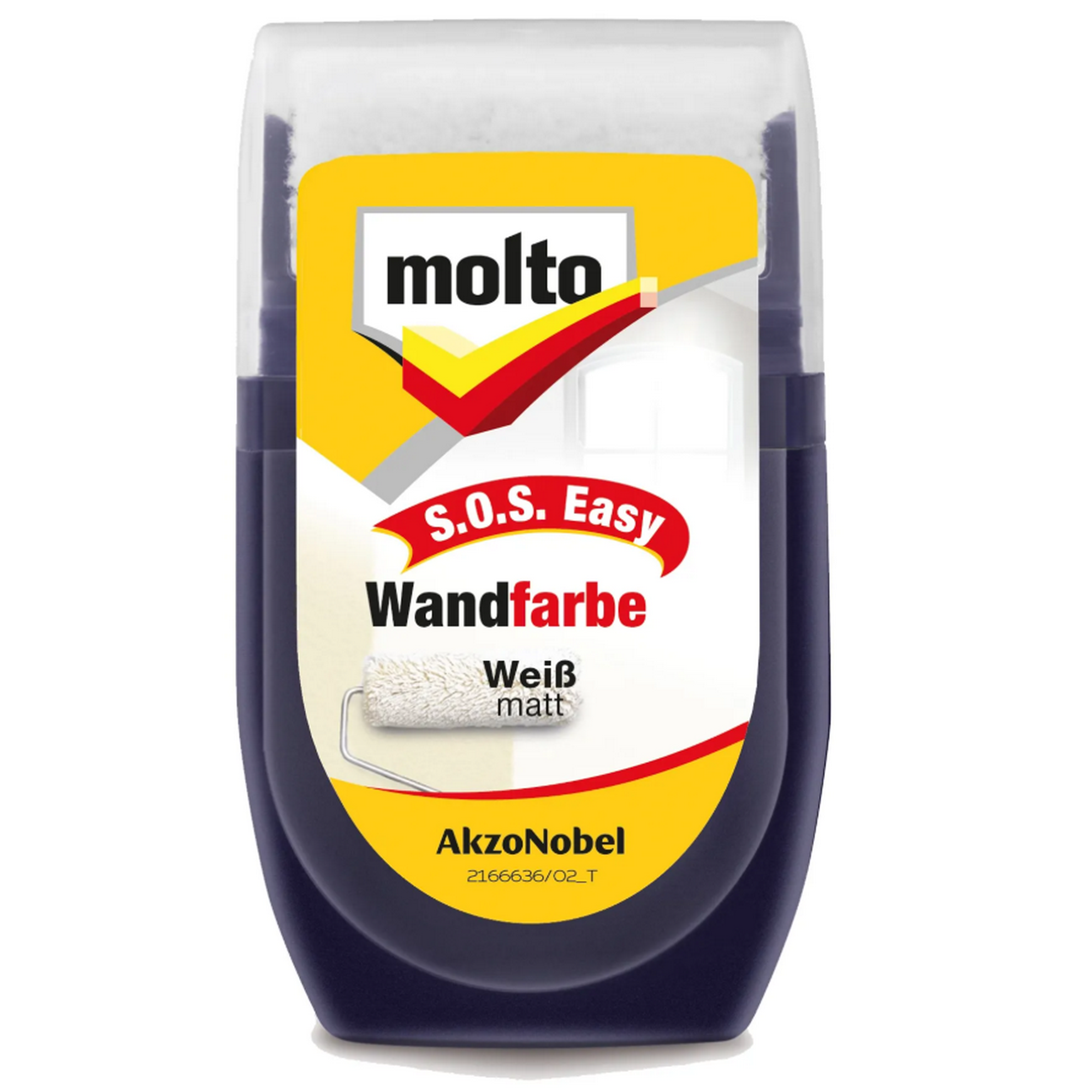 Molto Wandfarbe 'S.O.S. Easy' weiß 30 ml