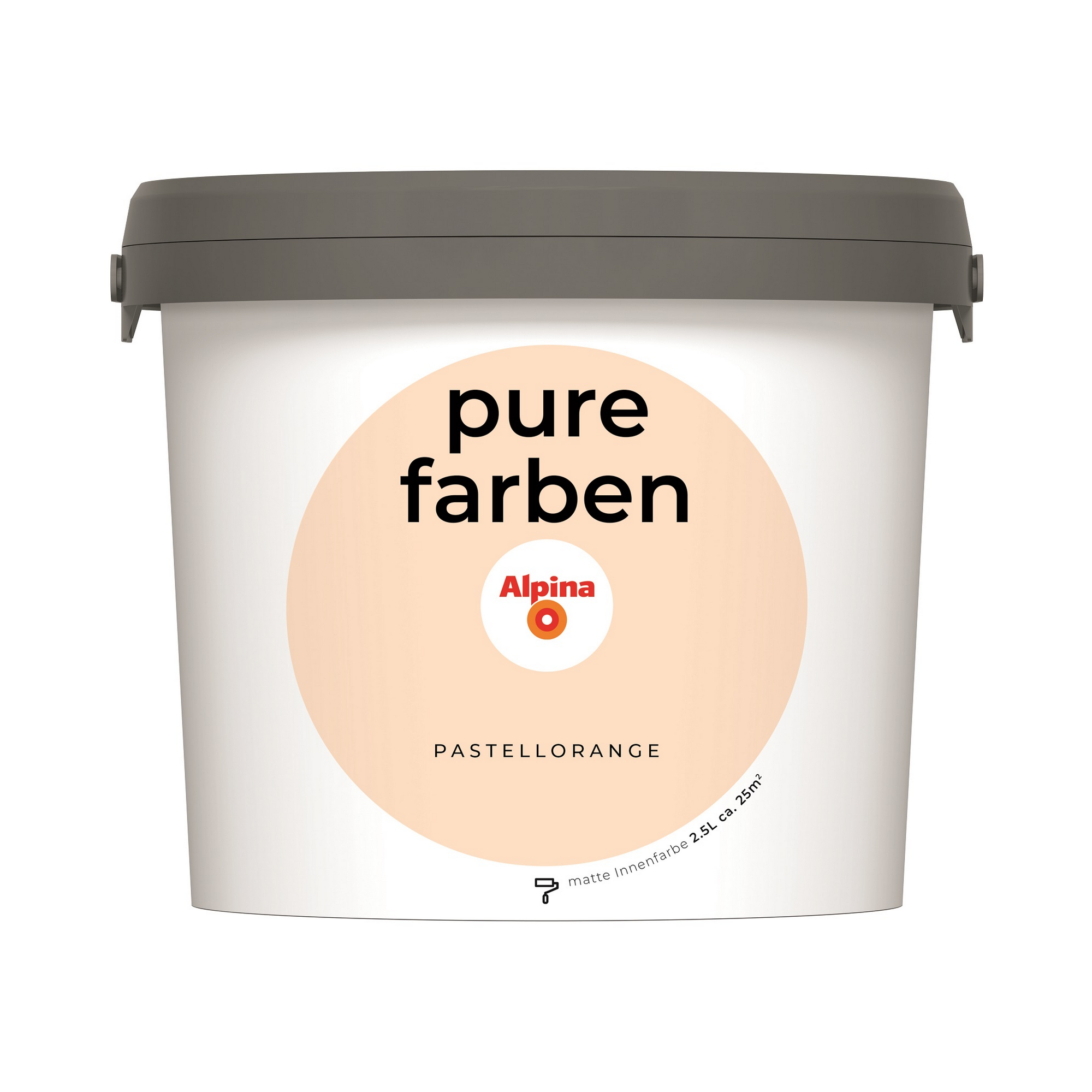 Alpina Wandfarbe 'Pure Farben' pastellorange matt 2,5 l