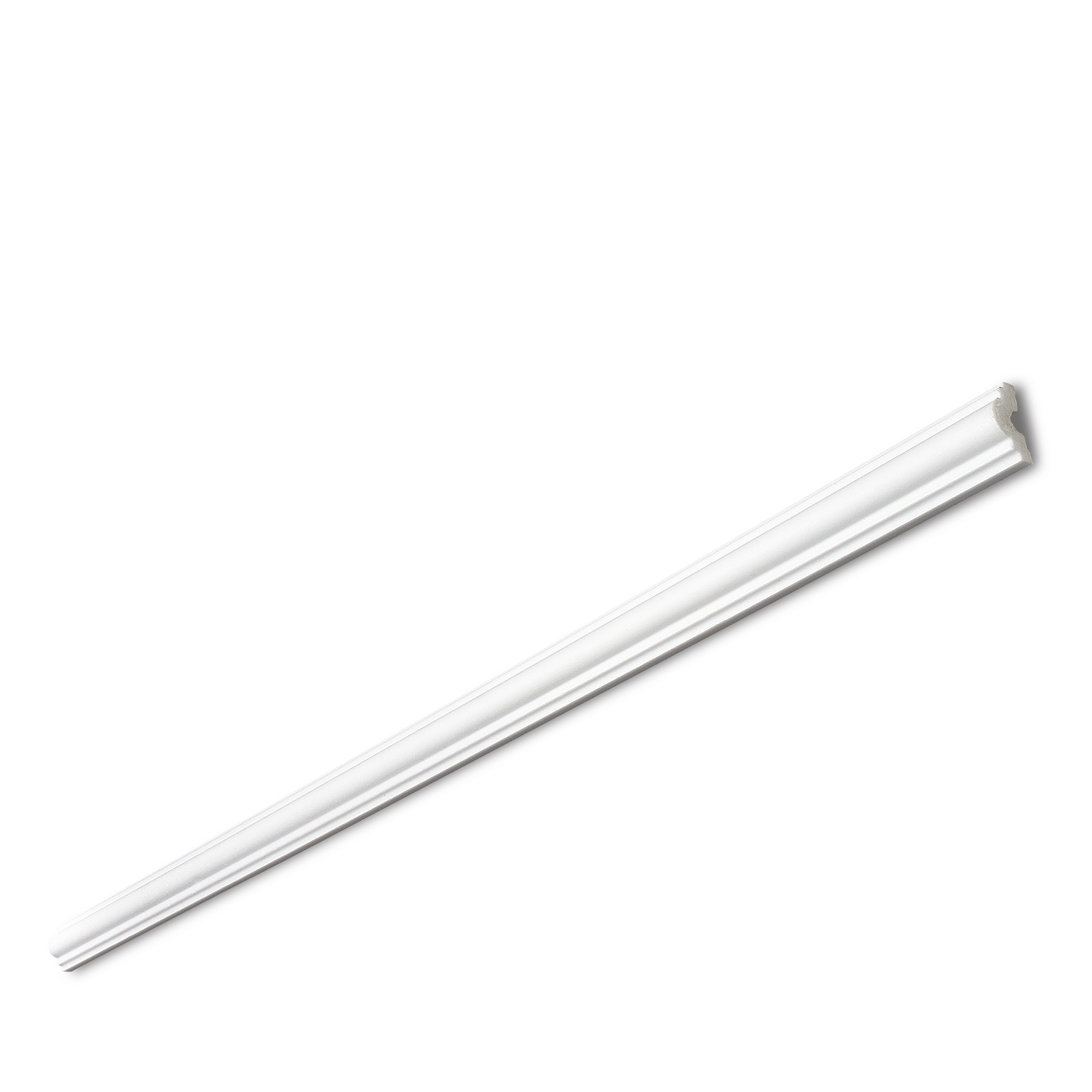 DECOSA® Flachprofil 'Melissa' weiß 200 x 2,5 x 1 cm