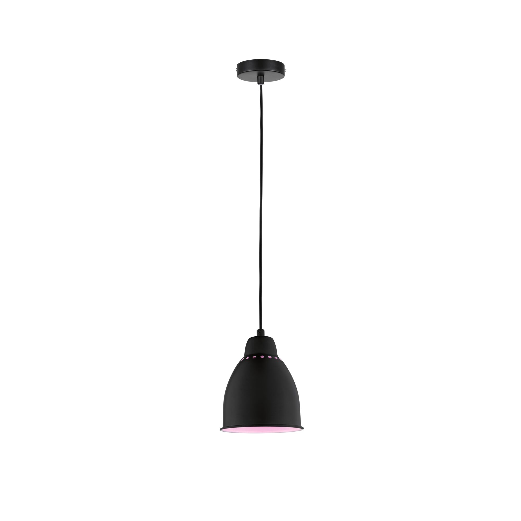 Paulmann Pendelleuchte 'Neordic Hilla' schwarz Ø 14,5 x 180 cm