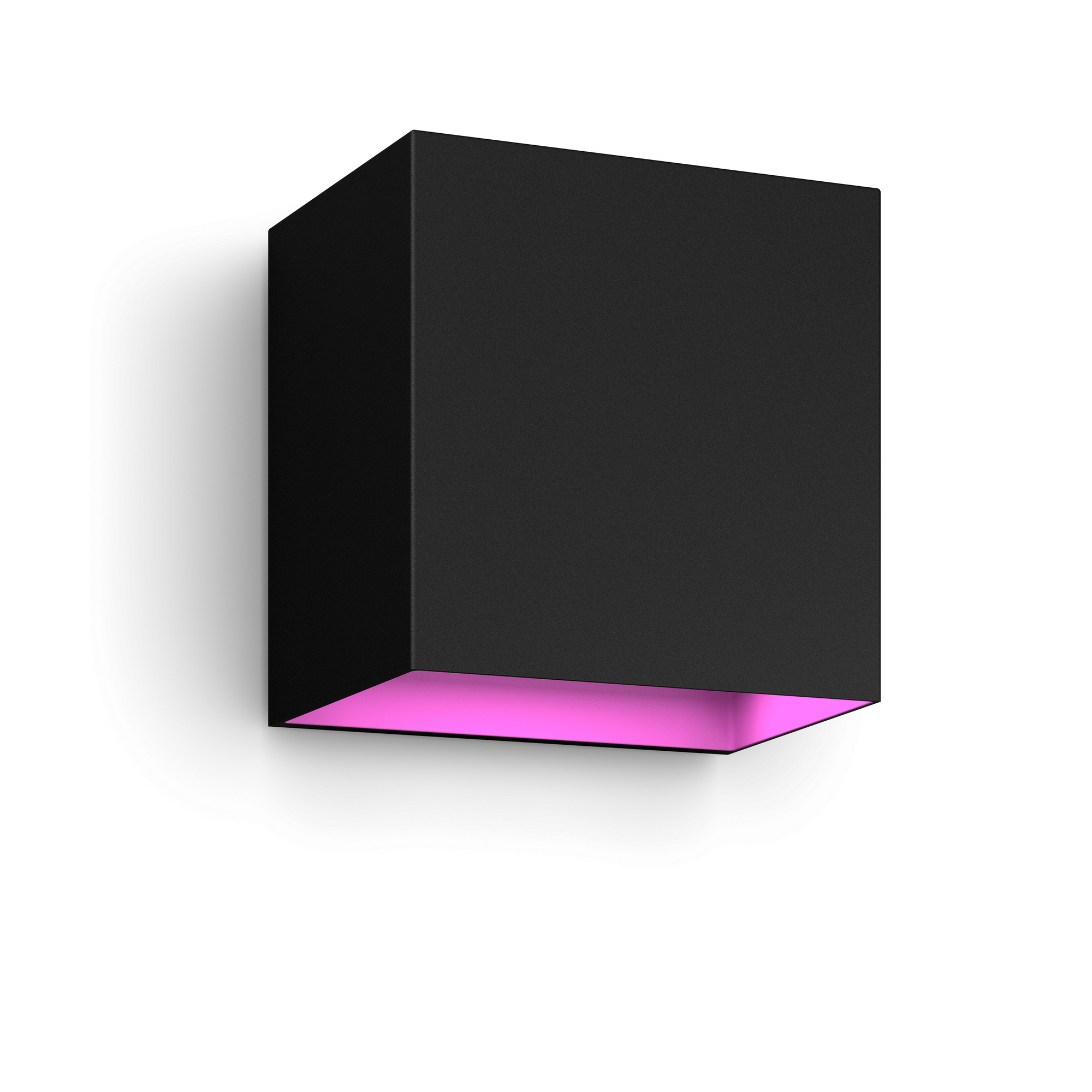 Philips Hue Wandleuchte 'Hue Resonate' schwarz 12 x 12 cm