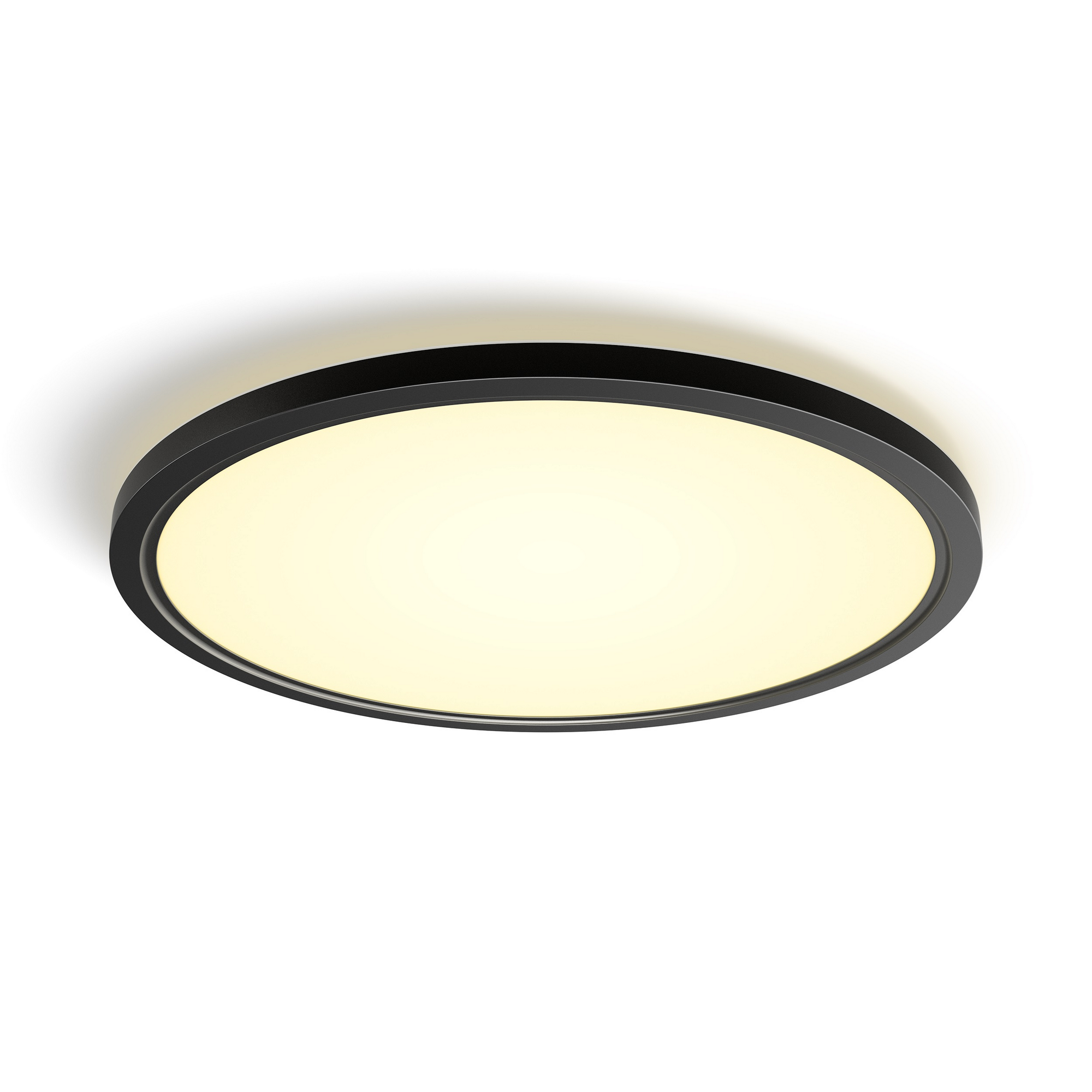 Philips Hue Panelleuchte 'Hue Tento' schwarz Ø 54,2 x 3,56 cm