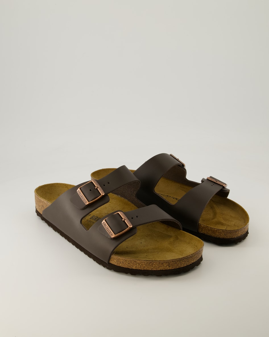 Birkenstock Schuhe - Arizona Leder (Braun, Gr. 40)