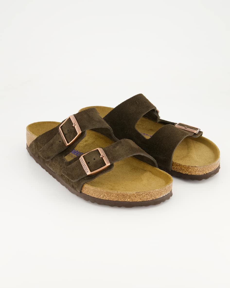 Birkenstock Schuhe - Arizona Veloursleder (Braun, Gr. 44)