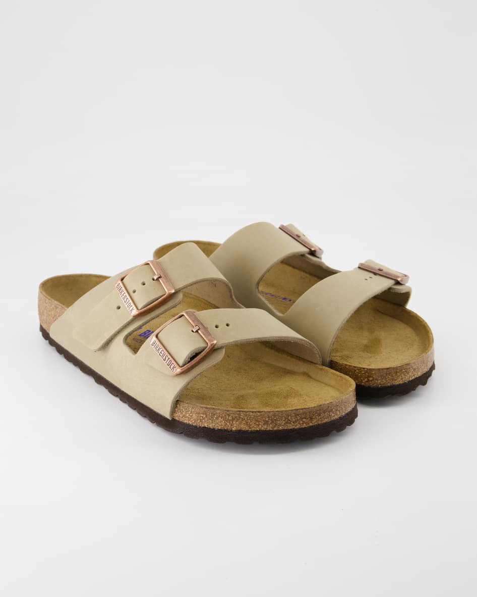 Birkenstock Schuhe - Arizona Nubukleder Nubukleder (Beige, Gr. 49)