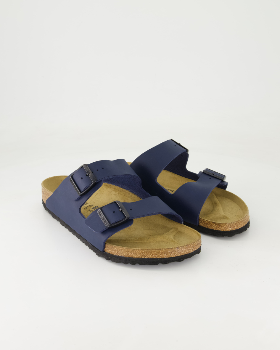 Birkenstock Schuhe - Arizona Birko-Flor Birko-Flor (Blau, Gr. 43)