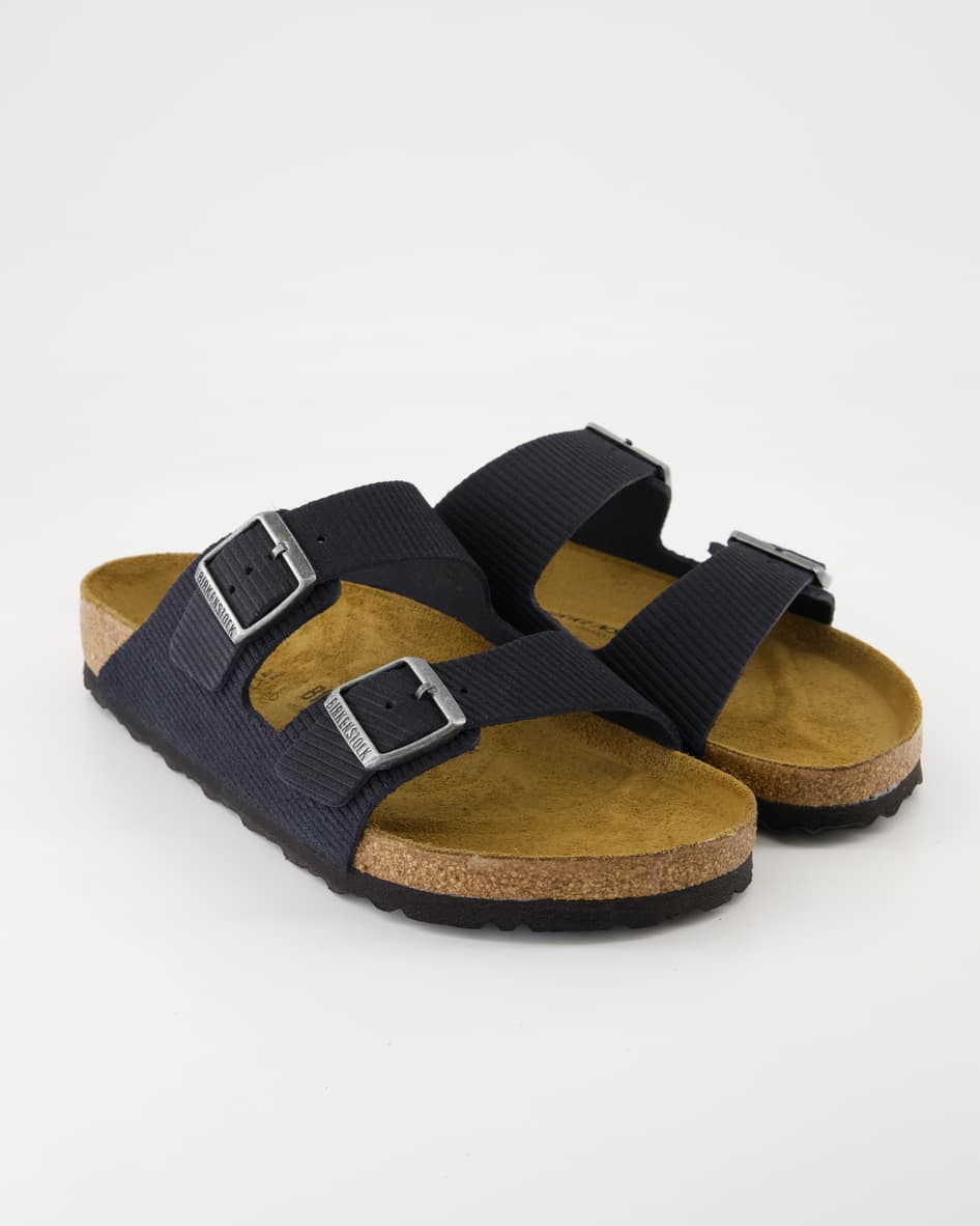 Birkenstock Schuhe - Arizona Velourleder Veloursleder (Blau, Gr. 46)