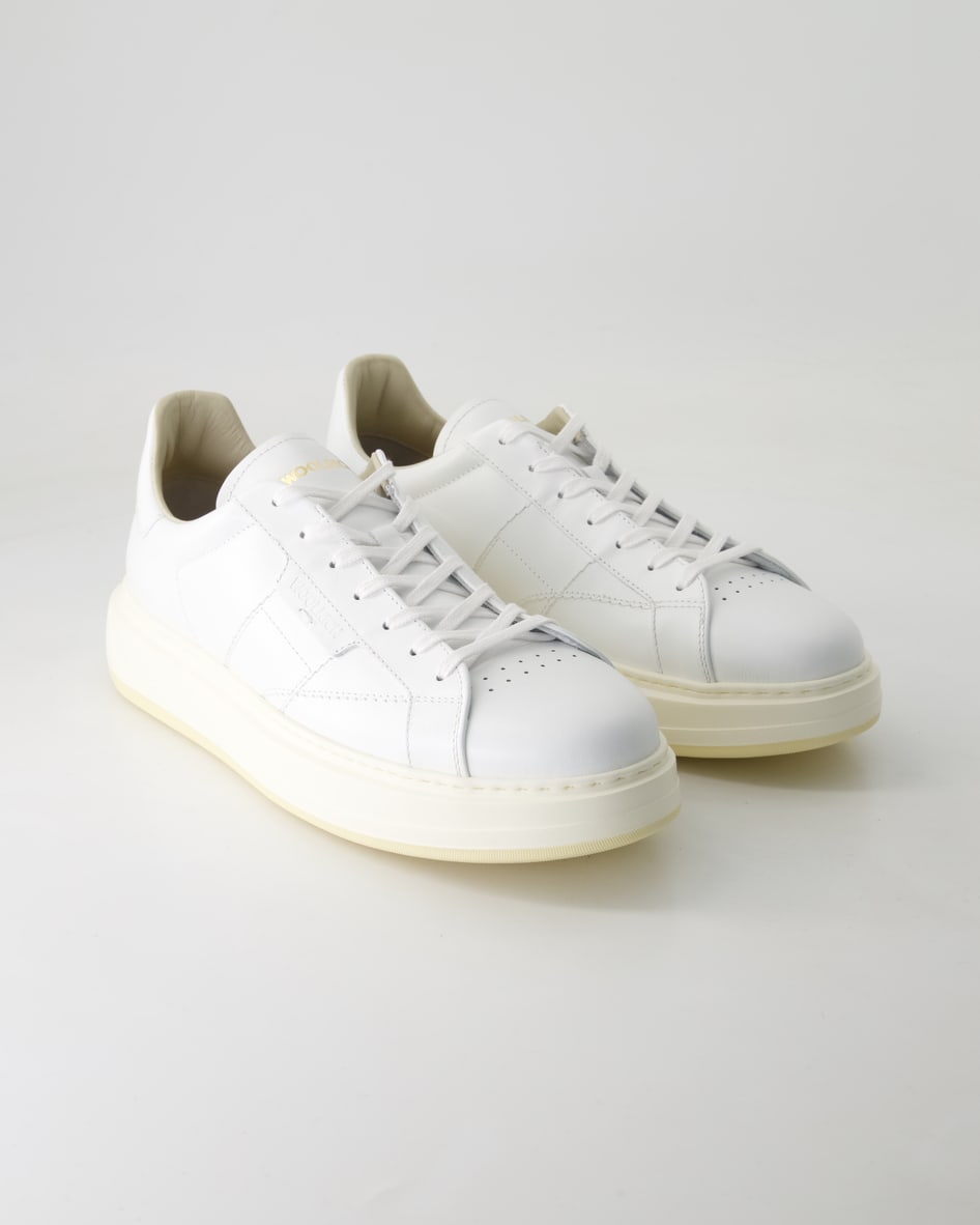 Woolrich Schuhe - Arrow Man Glattleder (Weiß, Gr. 43)