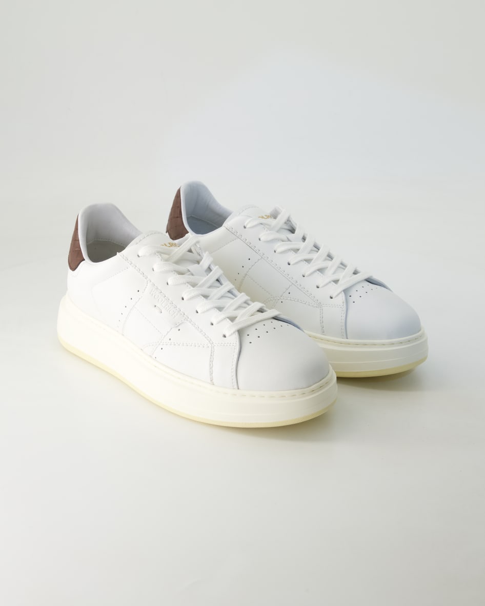 Woolrich Schuhe - Arrow Man Glattleder (Weiß, Gr. 46)