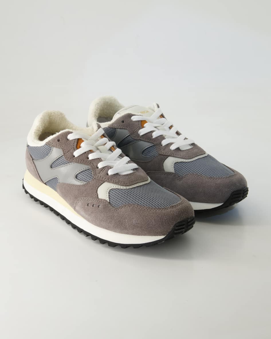 Woolrich Schuhe - Gravel Leder und Textil (Grau, Gr. 41)