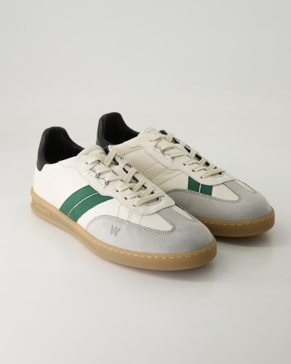 Woolrich Schuhe - Double U.T Man Leder (Weiß, Gr. 44)