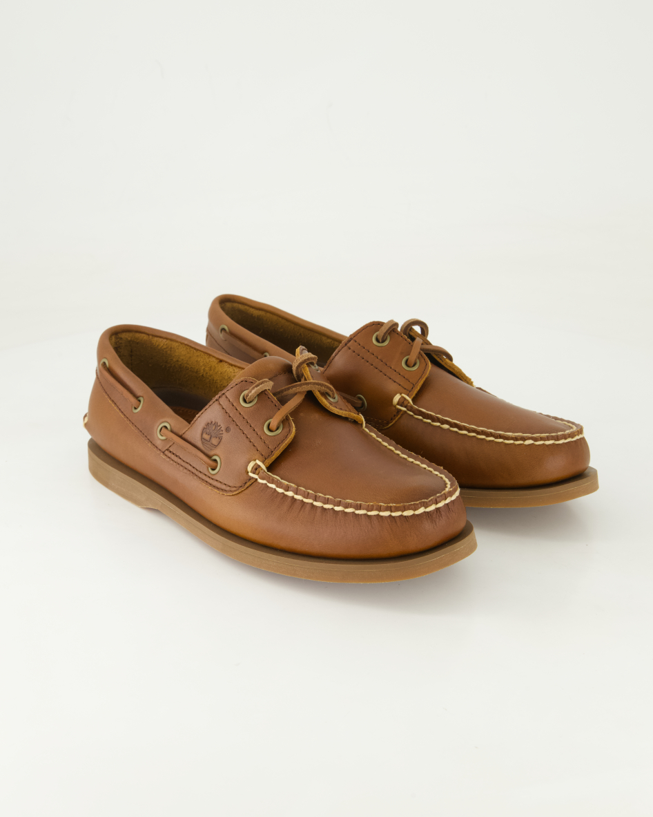 Timberland Schuhe - Classic Boat 2 Eye Glattleder (Braun, Gr. 45)