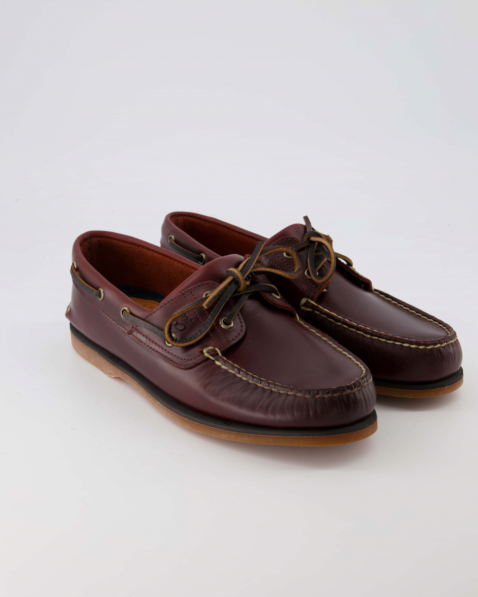 Timberland Schuhe - Classic Boat 2Eye Leder (Braun, Gr. 45 ½)