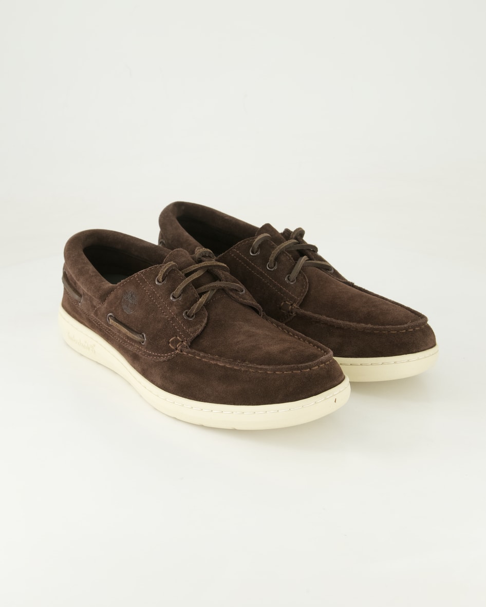 Timberland Schuhe - Portofino Pier Boat Veloursleder (Braun, Gr. 43)