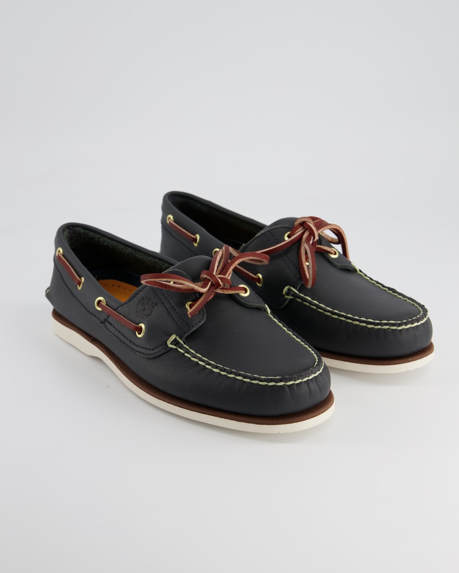 Timberland Schuhe - 2Eye Boat Shoe Leder (Blau, Gr. 41)