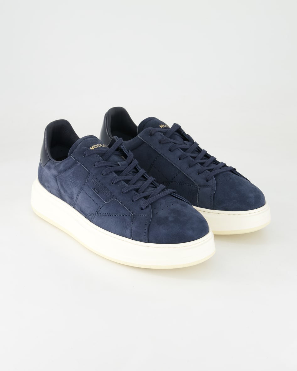 Woolrich Schuhe - Arrow Man Nubukleder (Blau, Gr. 46)