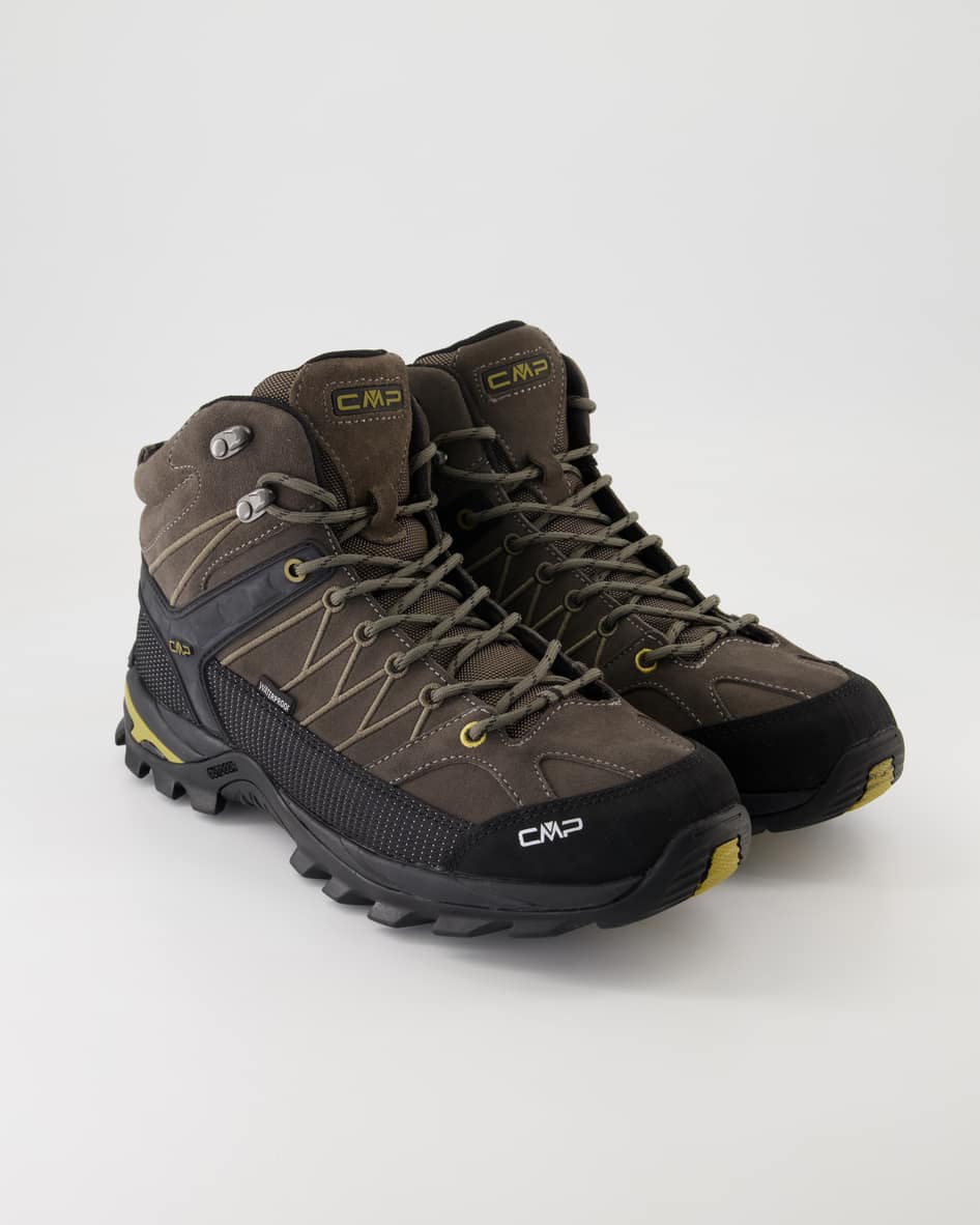 CMP Schuhe - Rigel Mid Trekking Shoe WP Leder und Textil (Grau, Gr. 46)