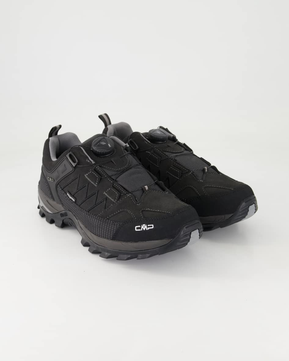 CMP Schuhe - Rigel LOW Fitgo Trekking Veloursleder und Textil (Grau, Gr. 44)