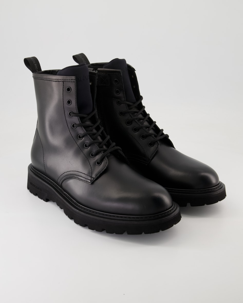 Woolrich Schuhe - Wfm232.072.111 MS Glattleder (Schwarz, Gr. 42)