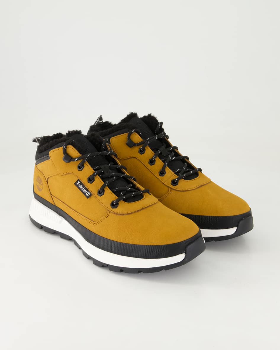 Timberland Schuhe - Field Trekker Low Warm Leder und Textil (Braun, Gr. 44)