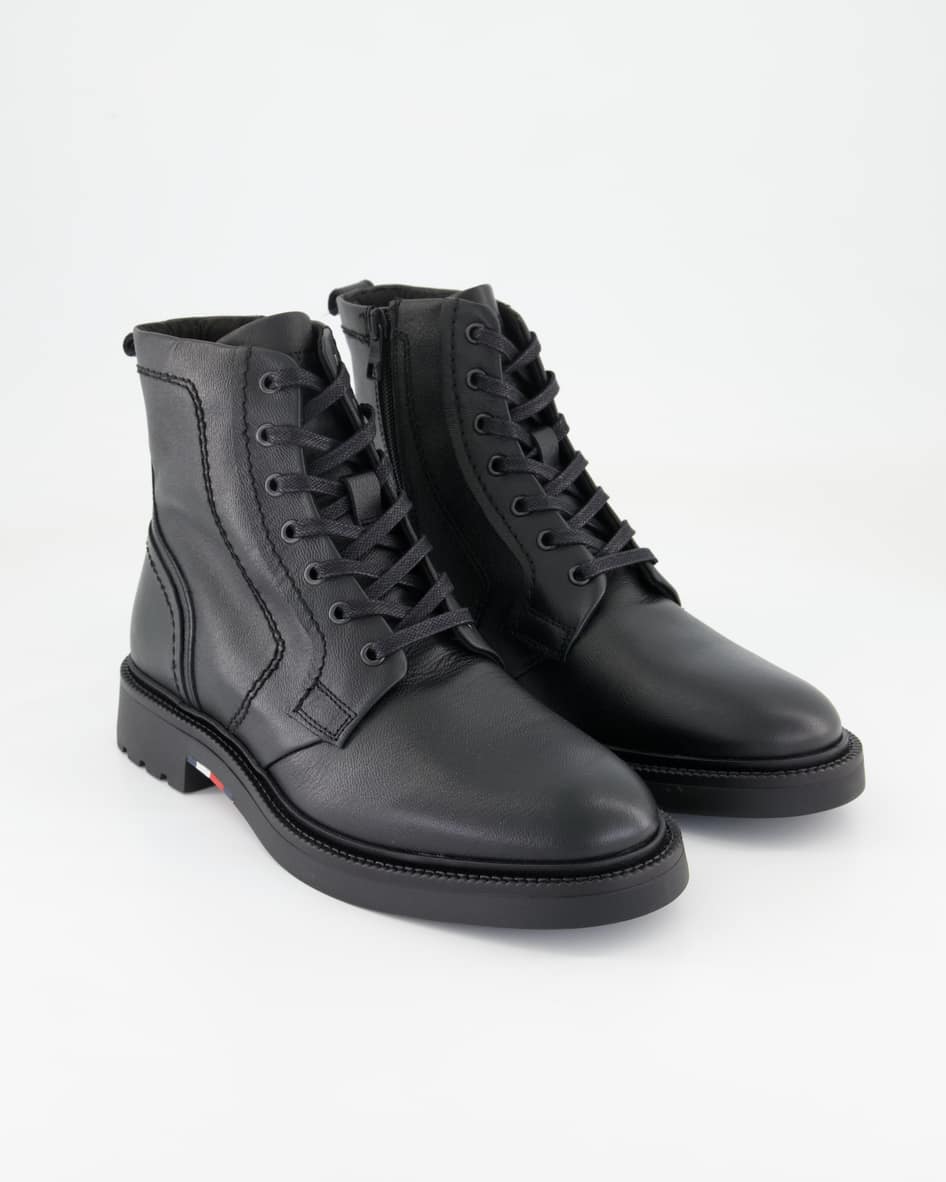 Tommy Hilfiger Schuhe - Hilfiger Comfort Lwtlth Boot Glattleder (Schwarz, Gr. 41)