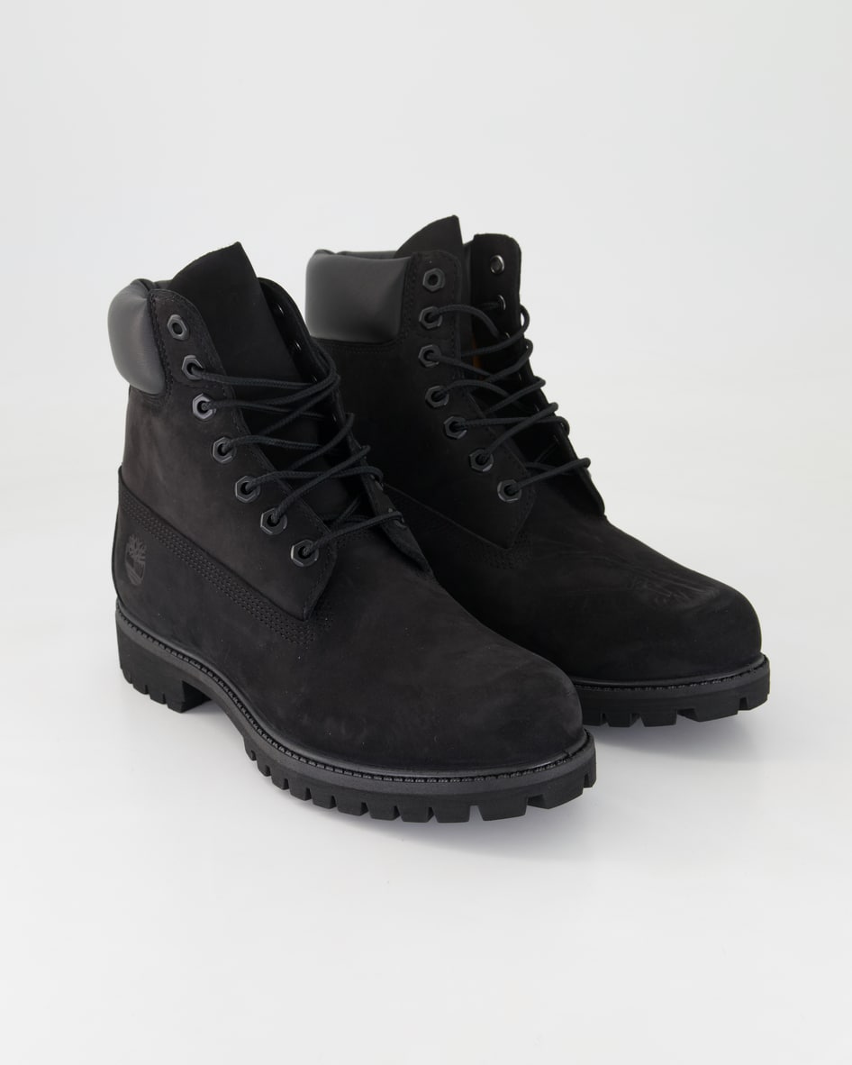 Timberland Schuhe - Premium 6 Inch Lace Up Nubukleder (Schwarz, Gr. 41)