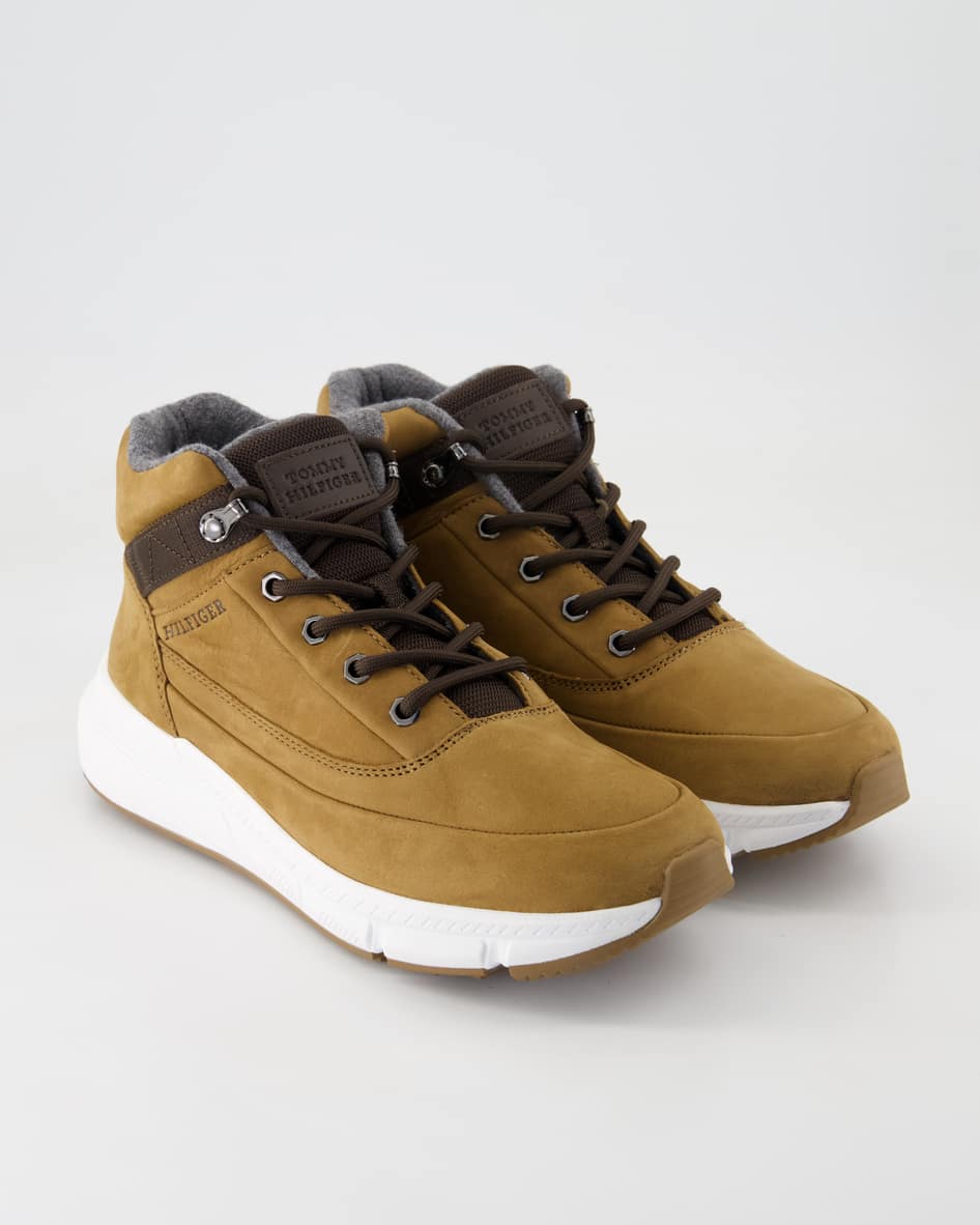 Tommy Hilfiger Schuhe - Hilfiger Warm Nubuck Hybrid Veloursleder (Braun, Gr. 46)