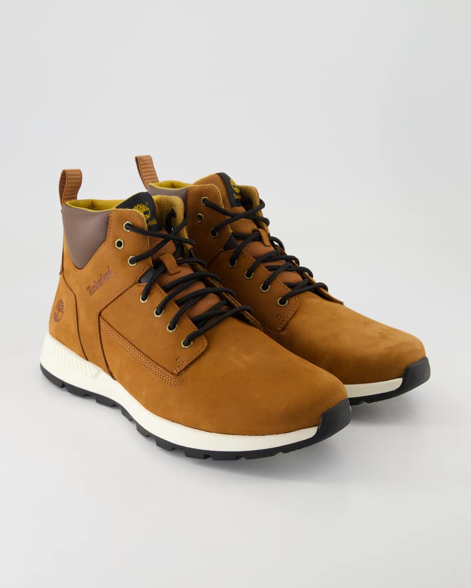 Timberland Schuhe - Killington Trekker Mid Veloursleder und Textil (Braun, Gr. 45 ½)