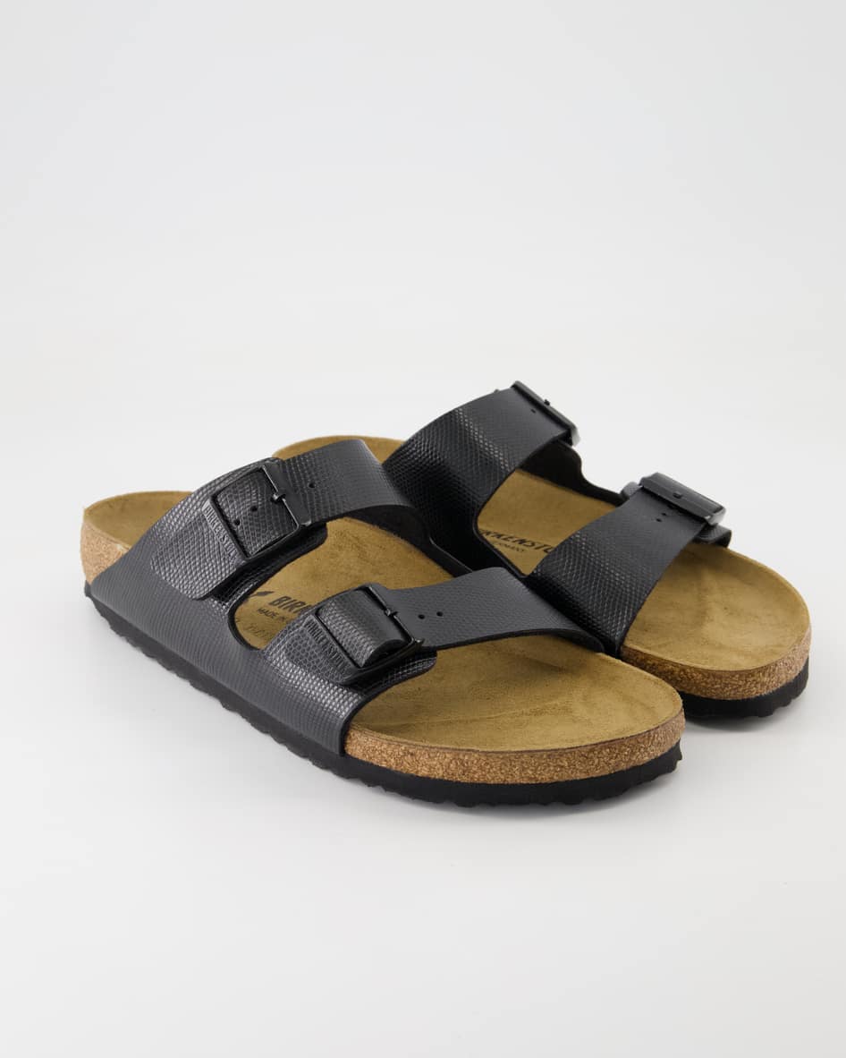 Birkenstock Schuhe - Arizona Bikro-Flor Birko-Flor (Schwarz, Gr. 43)