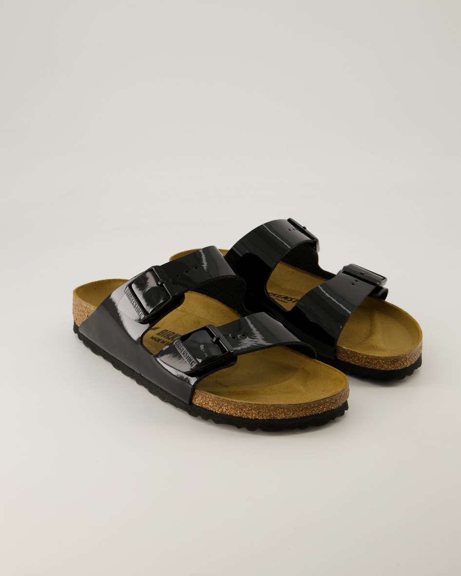 Birkenstock Schuhe - Arizona Lackleder Lackleder (Schwarz, Gr. 42)