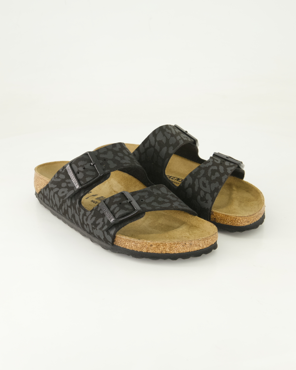 Birkenstock Schuhe - Arizona Birko-Flor Synthetik (Schwarz, Gr. 38)