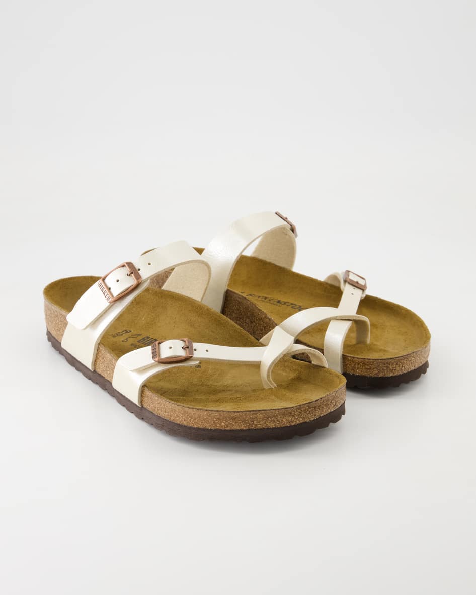 Birkenstock Schuhe - Mayari Birko-Flor Synthetik (Weiß, Gr. 43)