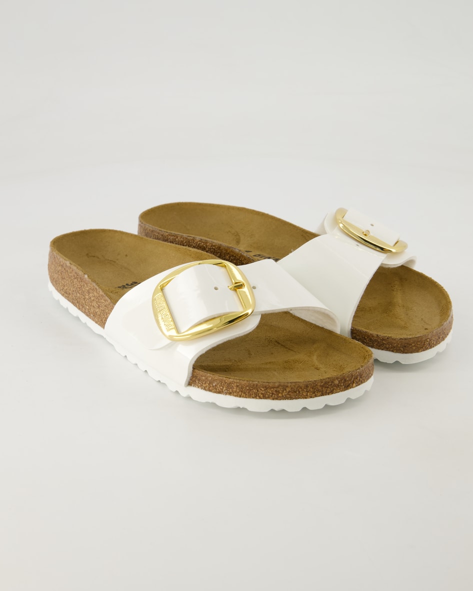 Birkenstock Schuhe - Madrid Big Buckle Birko-Flor (Weiß, Gr. 36)