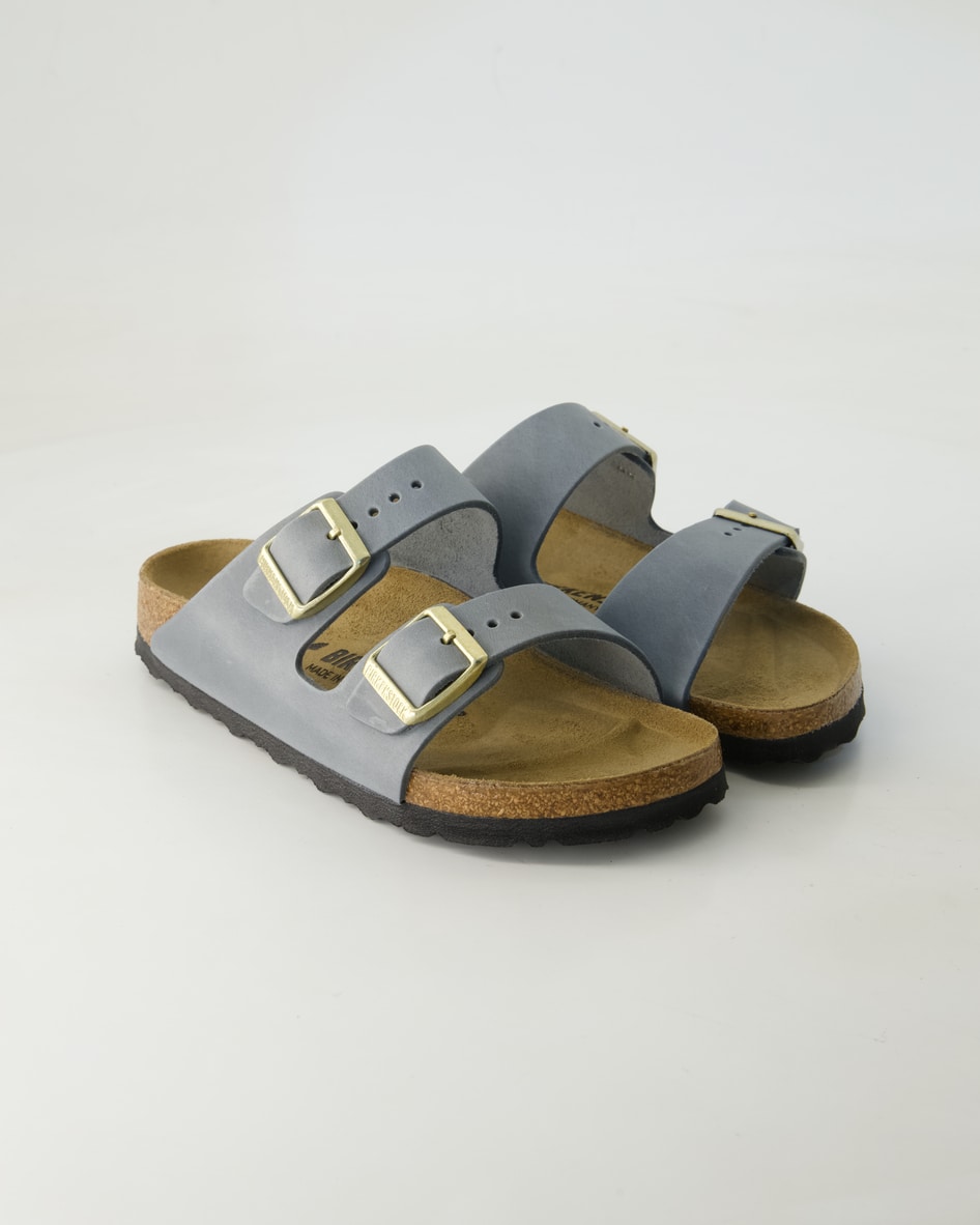 Birkenstock Schuhe - Arizona Leder Leder (Grau, Gr. 40)