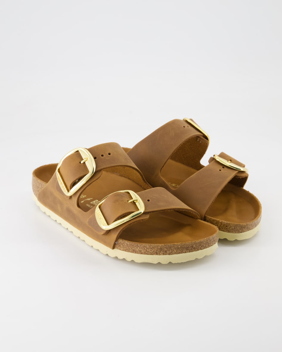 Birkenstock Schuhe - Arizona Big Buckle Leder Leder (Braun, Gr. 36)