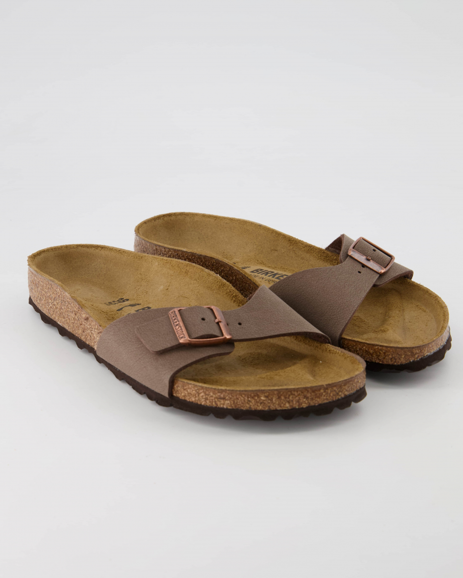 Birkenstock Schuhe - Madrid Leder Leder (Braun, Gr. 43)