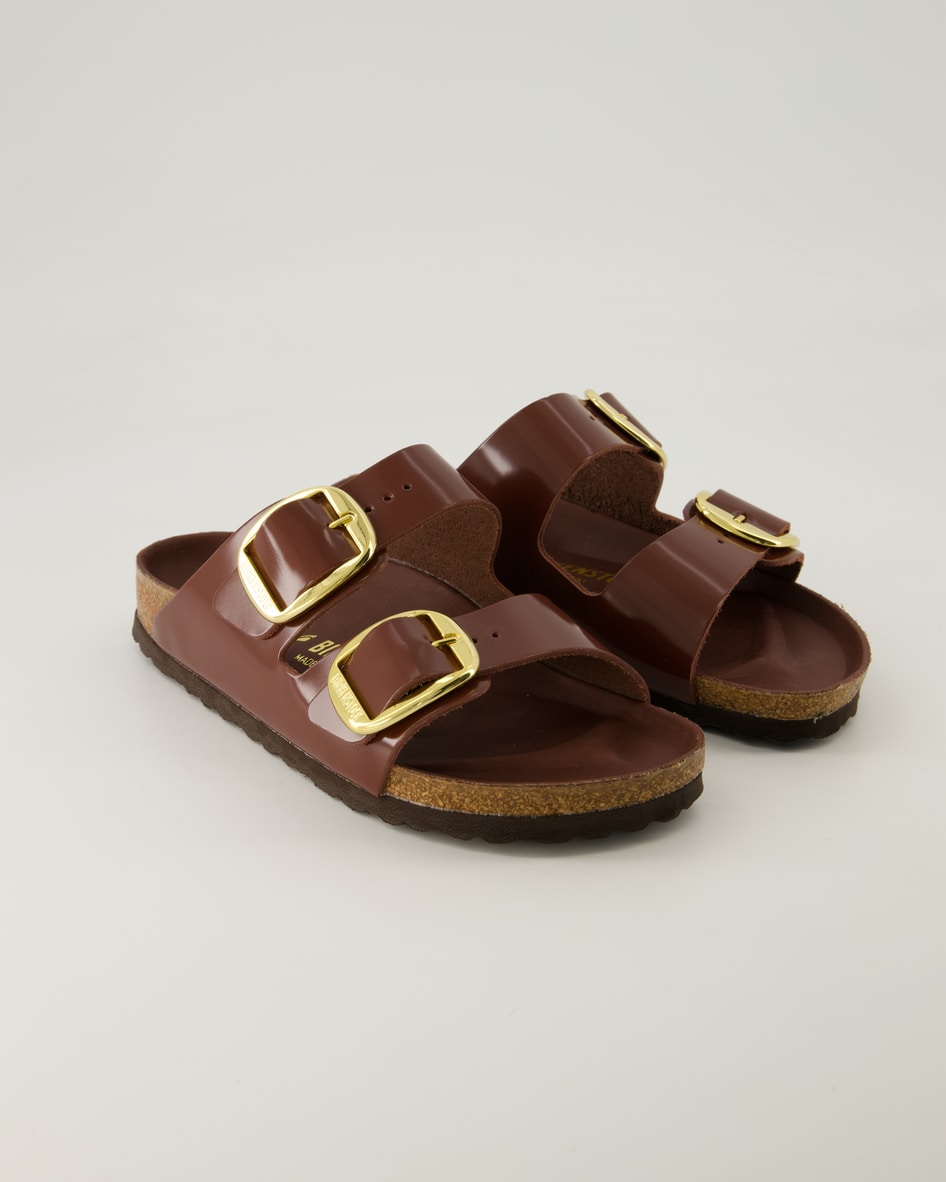 Birkenstock Schuhe - Arizona Big Buckle Birko-Flor Birko-Flor (Braun, Gr. 43)
