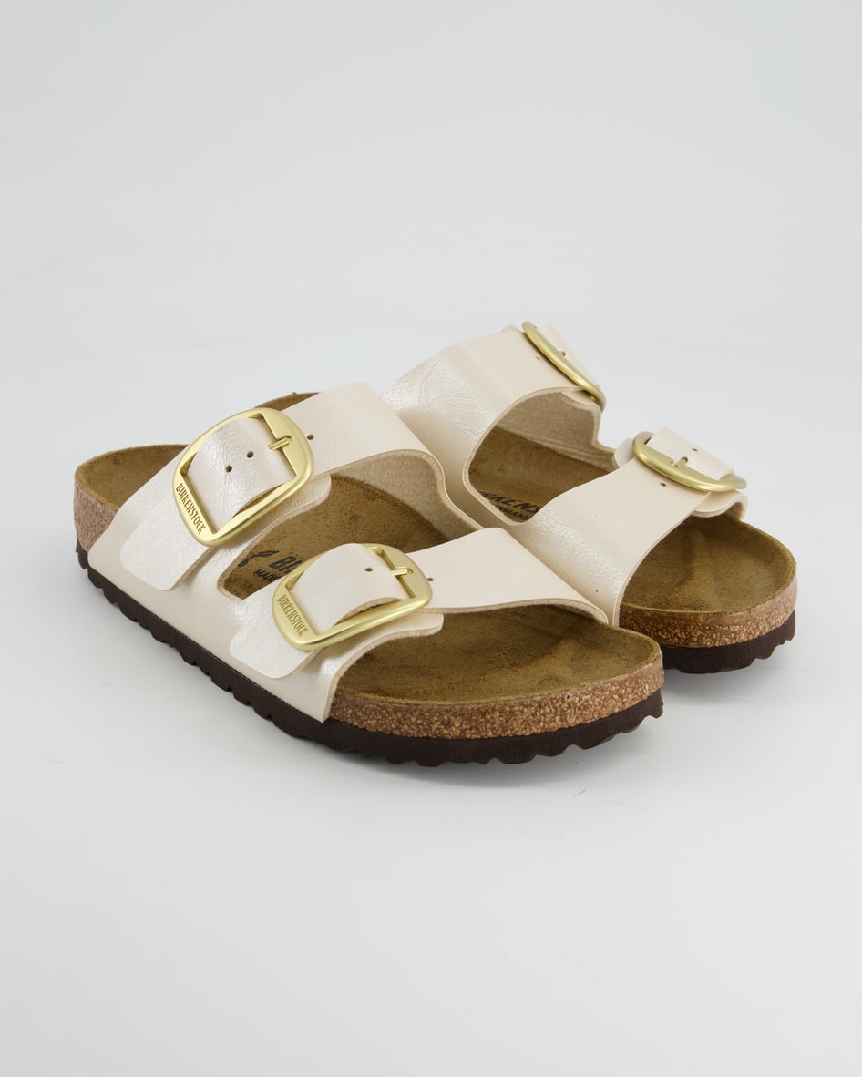 Birkenstock Schuhe - Arizona Big Buckle Birko-Flor Birko-Flor (Beige, Gr. 36)