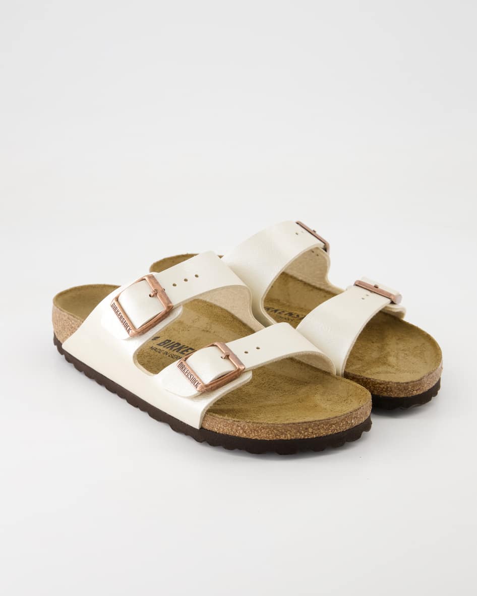 Birkenstock Schuhe - Arizona Birko-Flor Birko-Flor (Weiß, Gr. 42)
