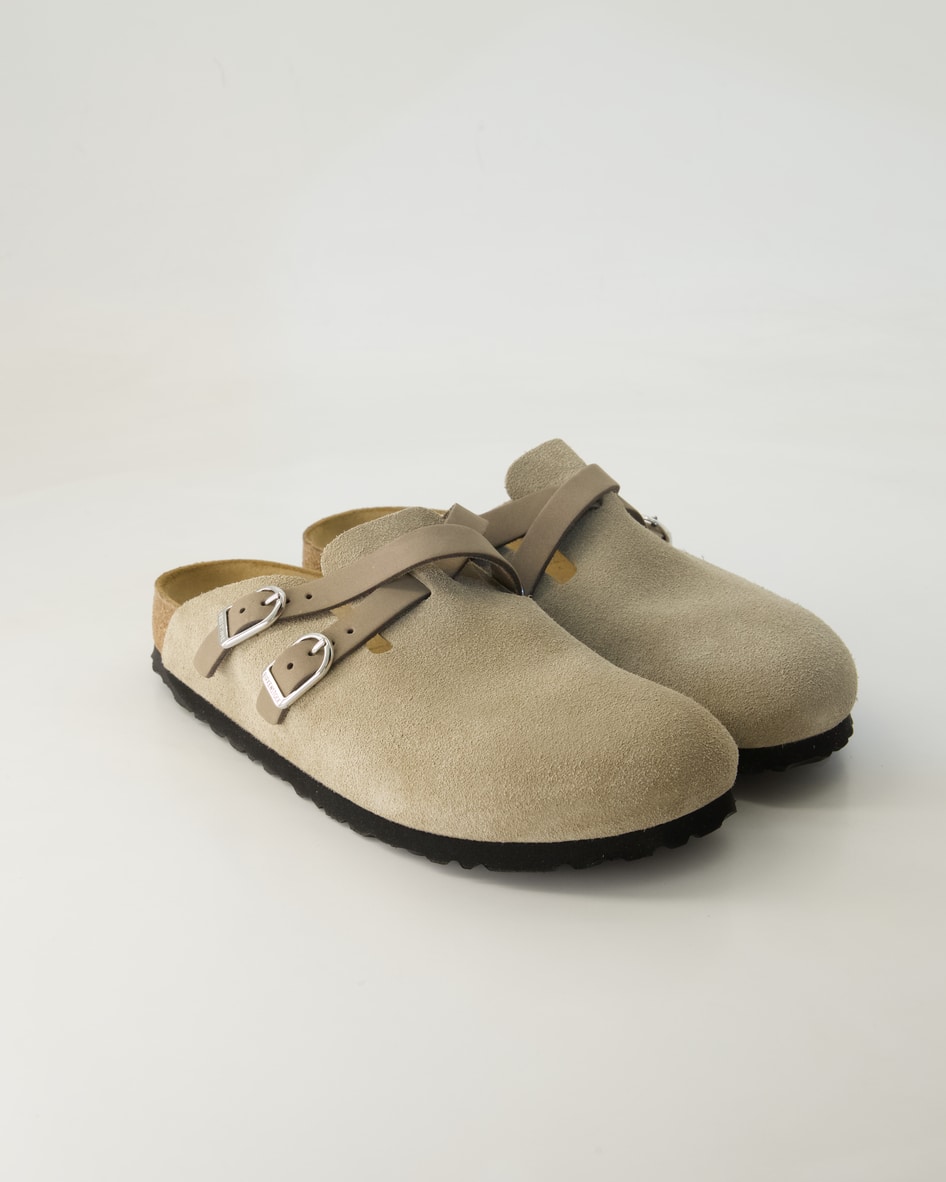 Birkenstock Schuhe - Blair Veloursleder (Beige, Gr. 35)