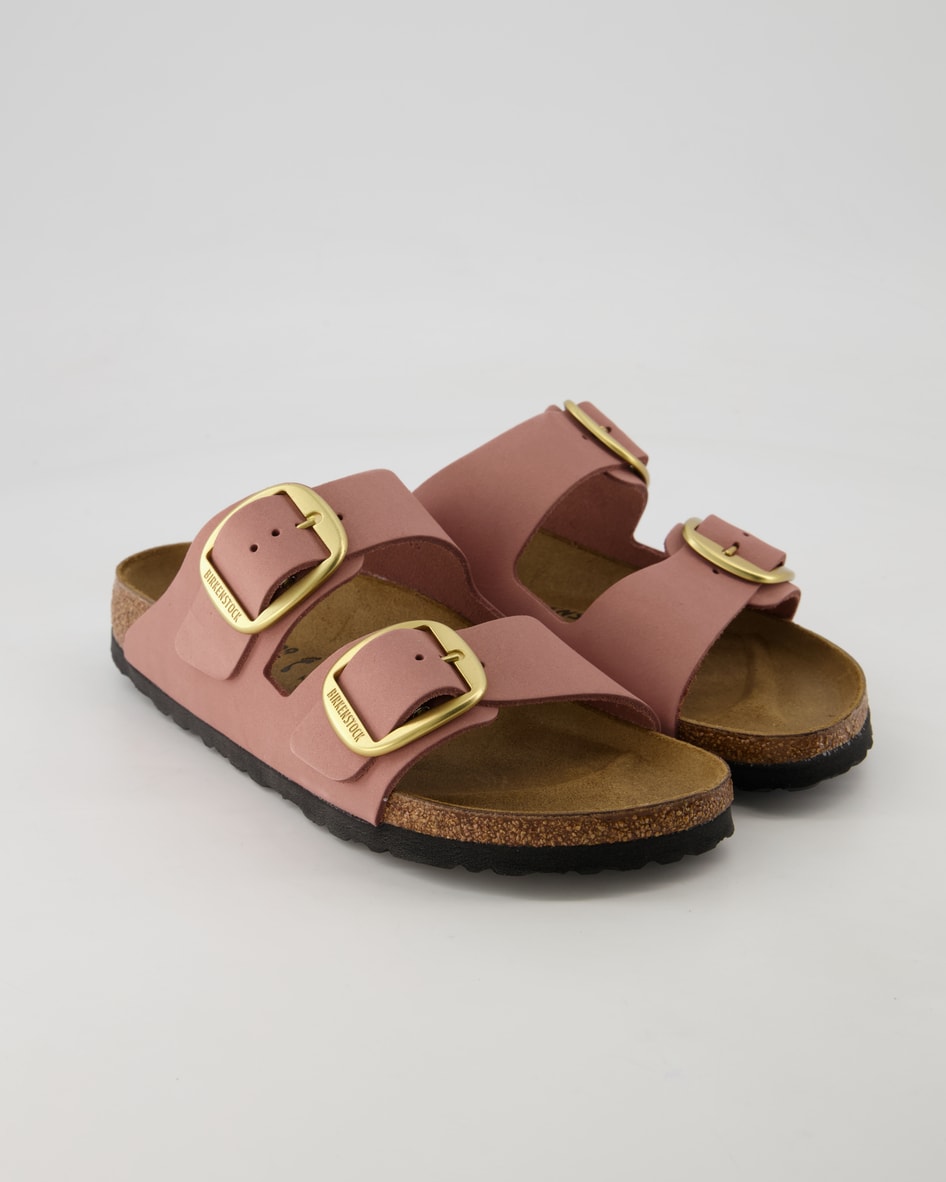 Birkenstock Schuhe - Arizona Big Buckle Nubukleder Nubukleder (Rosa, Gr. 36)