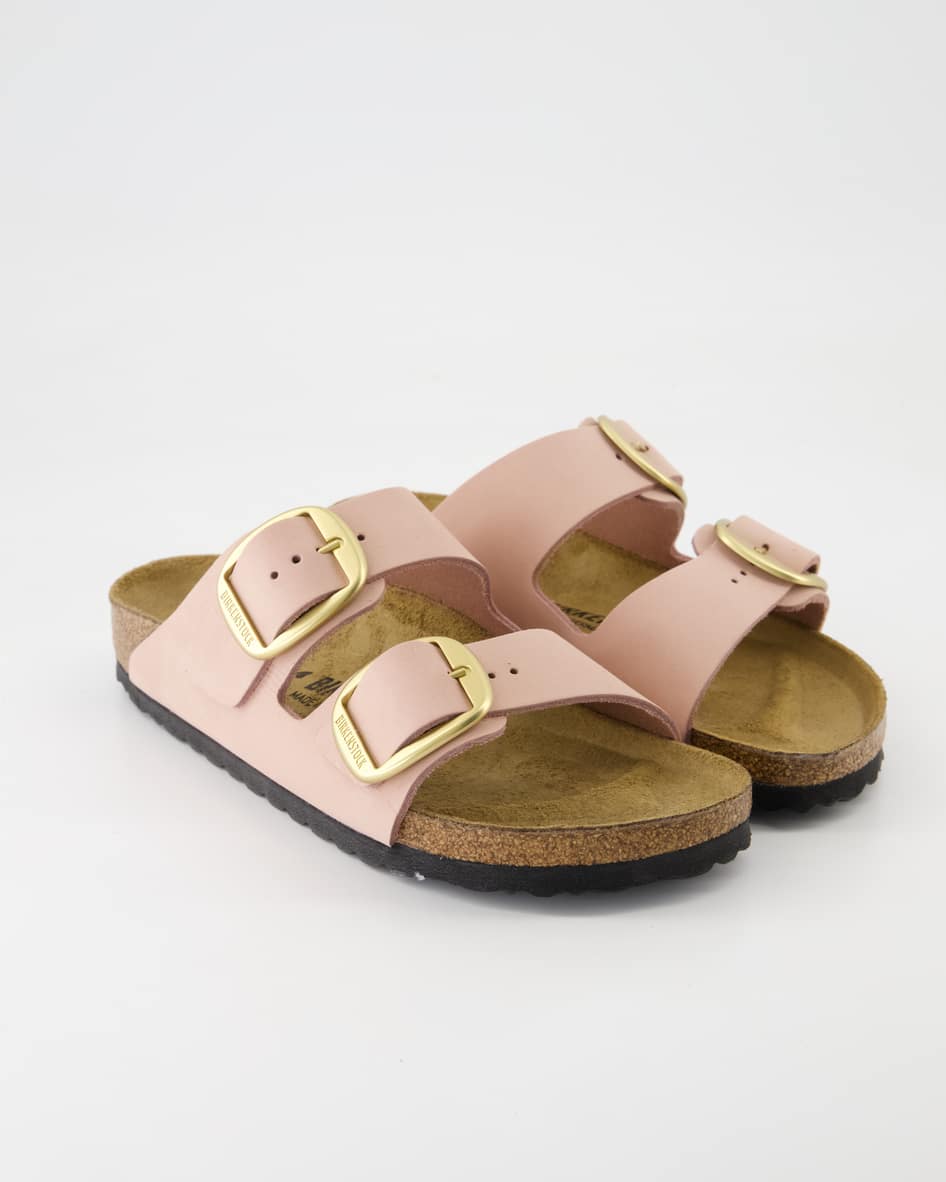 Birkenstock Schuhe - Arizona Big Buckle Nubukleder (Rosa, Gr. 39)