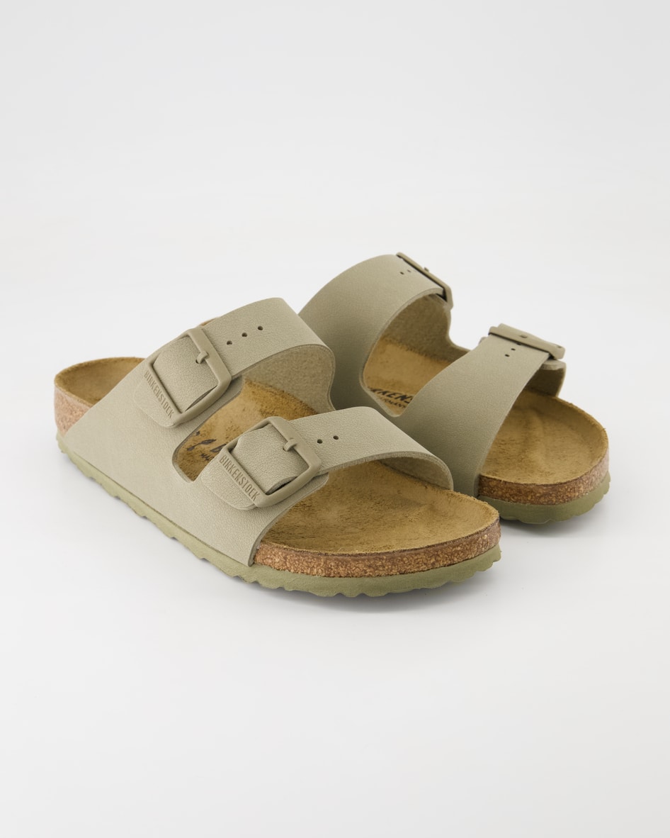 Birkenstock Schuhe - Arizona Birko-Flor Birko-Flor (Grün, Gr. 42)