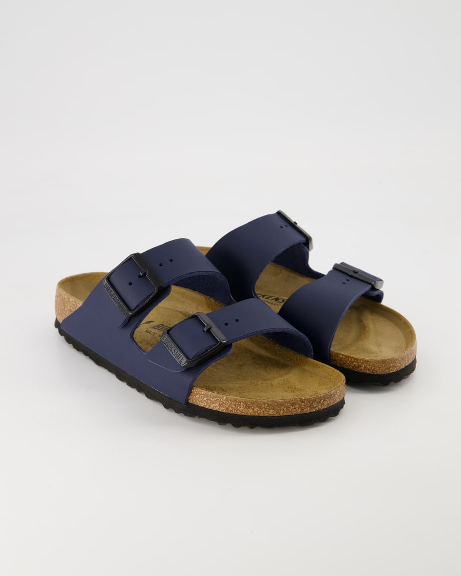 Birkenstock Schuhe - Arizona Birko-Flor Birko-Flor (Blau, Gr. 42)