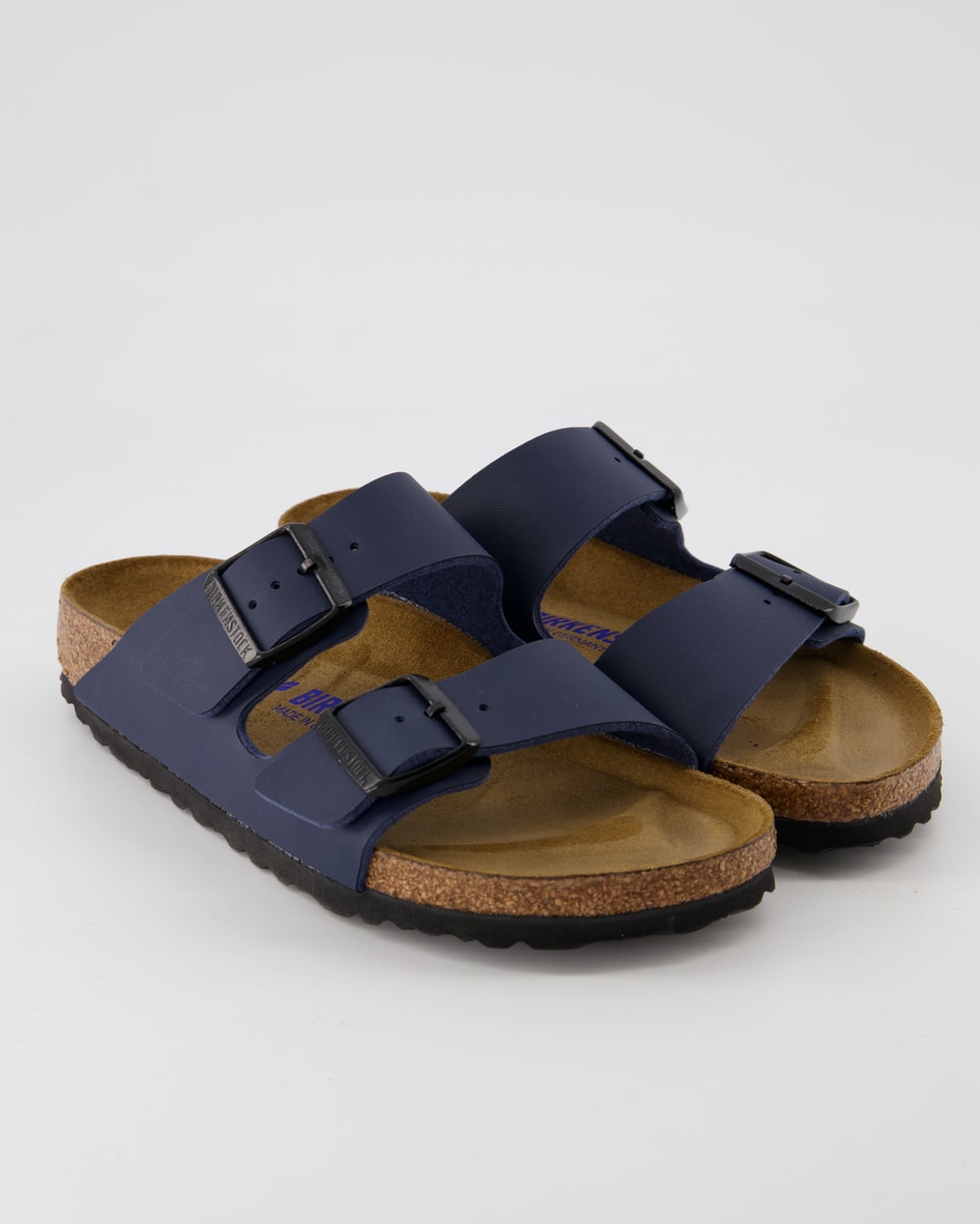 Birkenstock Schuhe - Arizona Birko-Flor Birko-Flor (Blau, Gr. 35)