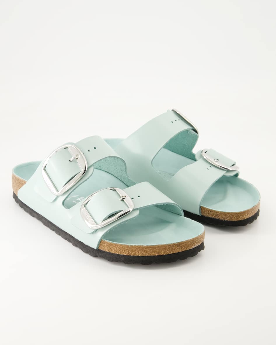 Birkenstock Schuhe - Arizona Big Buckle Leder Leder (Blau, Gr. 37)
