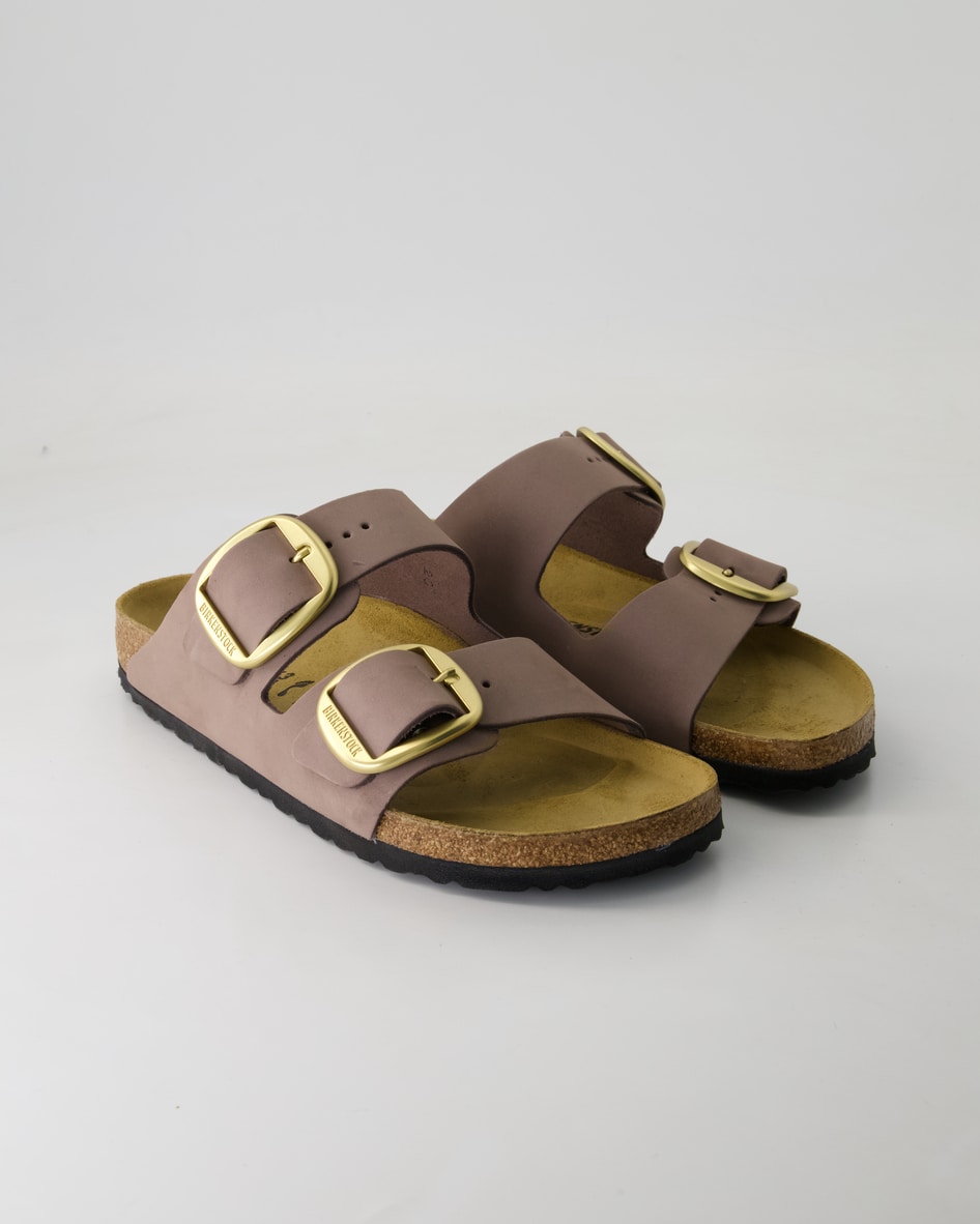 Birkenstock Schuhe - Arizona Big Buckle Nubukleder Nubukleder (Lila, Gr. 39)