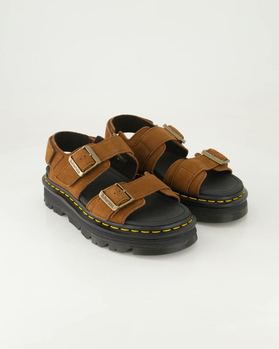 Dr. Martens Schuhe - ZebZag Sandal Nubukleder (Braun, Gr. 40)