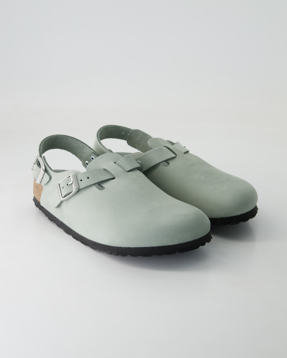 Birkenstock Schuhe - Tokio II Nubukleder Nubukleder (Grün)